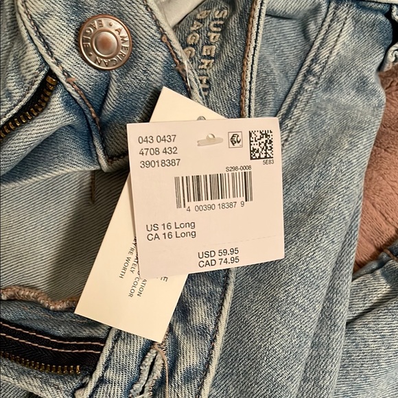 American Eagle Outfitters Light Blue Flare Jeans - Picture 4 of 8